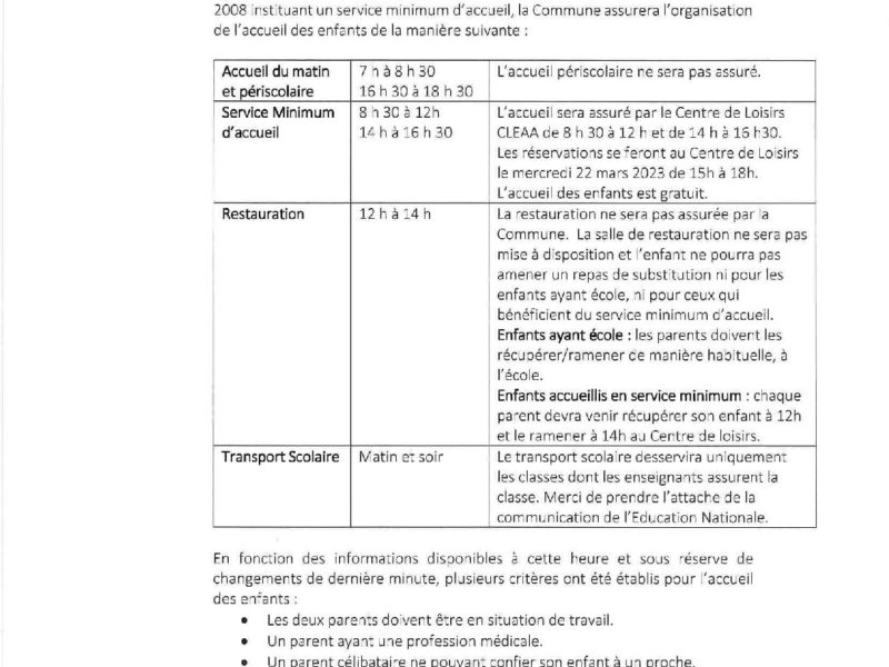 2023.03.23 MAIRIE SMA Courrier jeudi 23 mars 2023