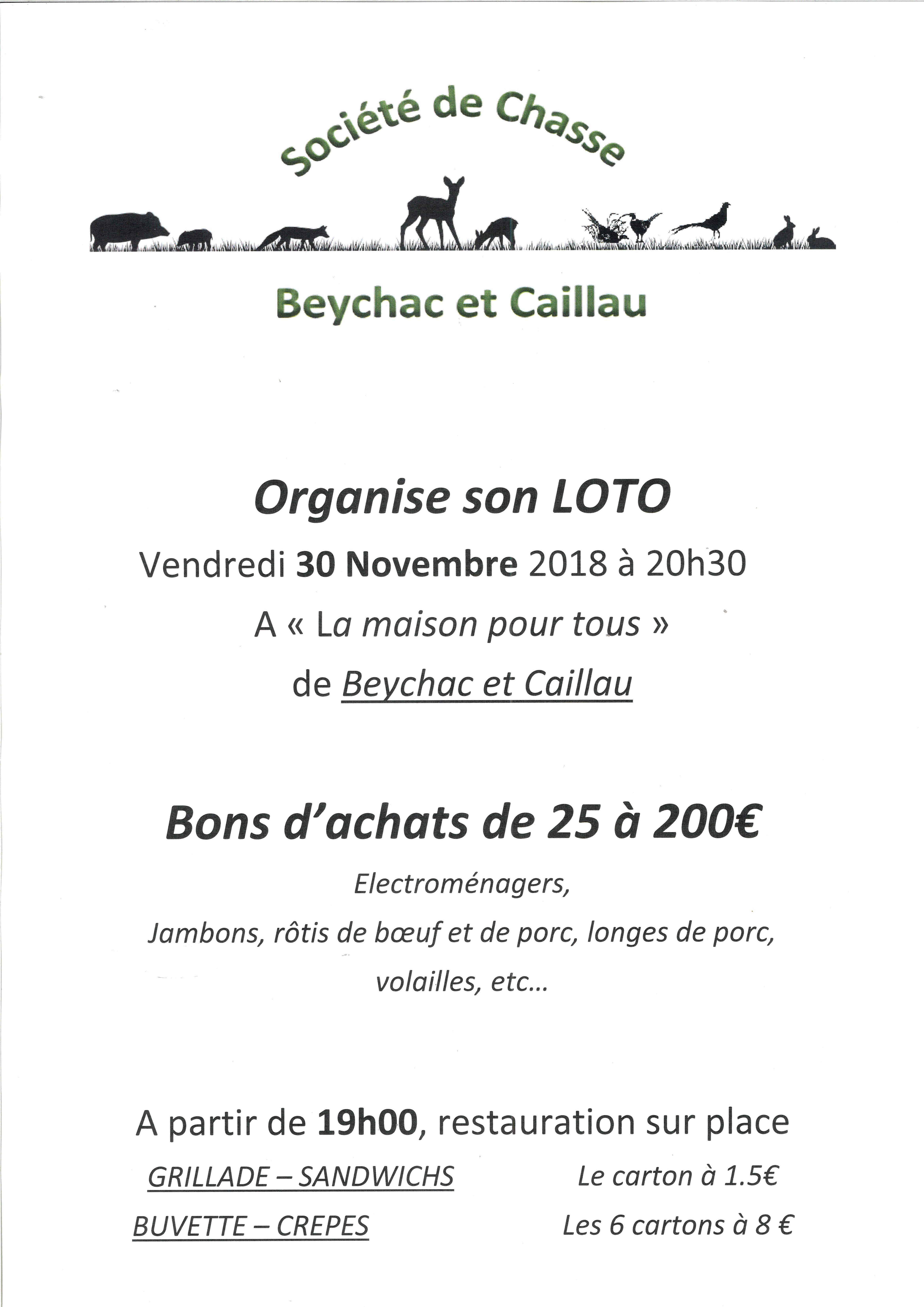 Loto de la chasse