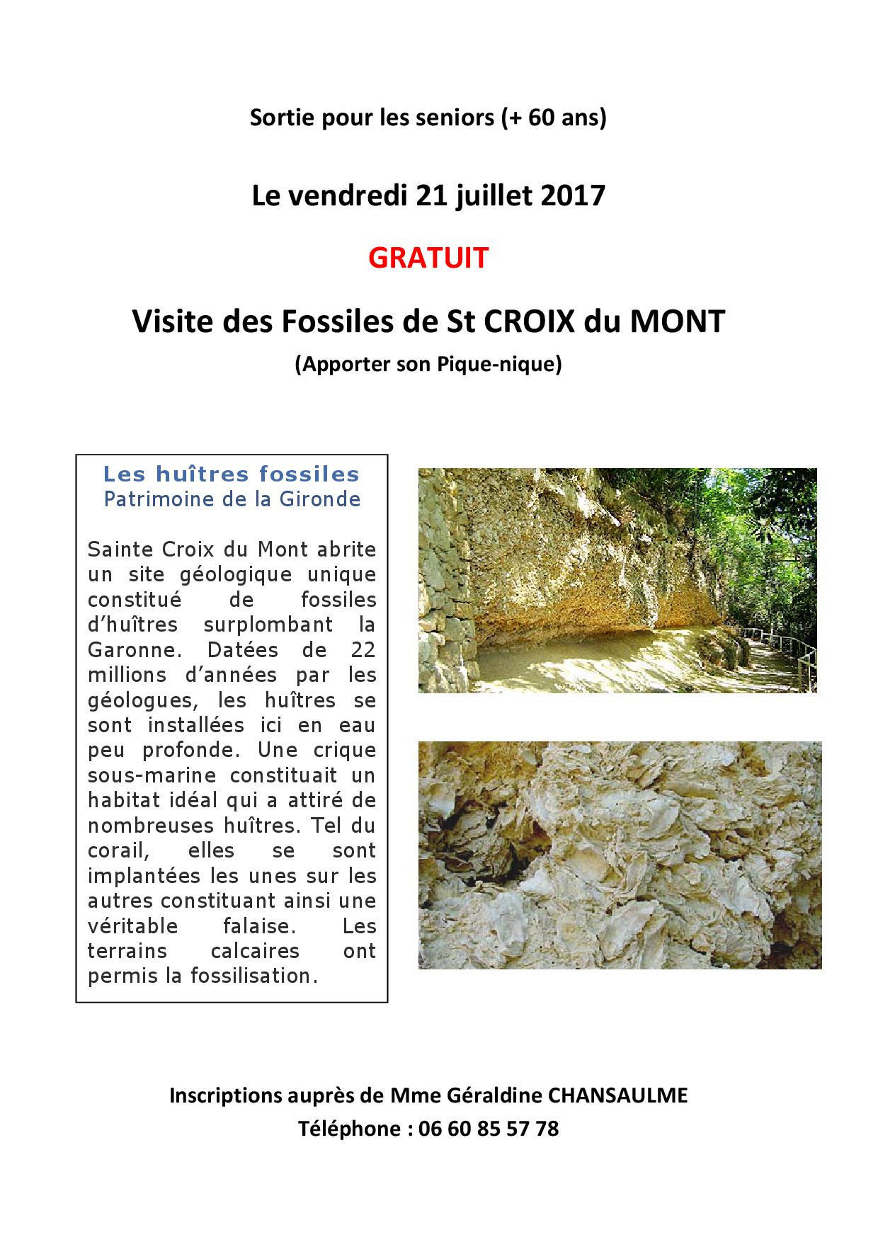 Sortie à Ste Croix du Mont