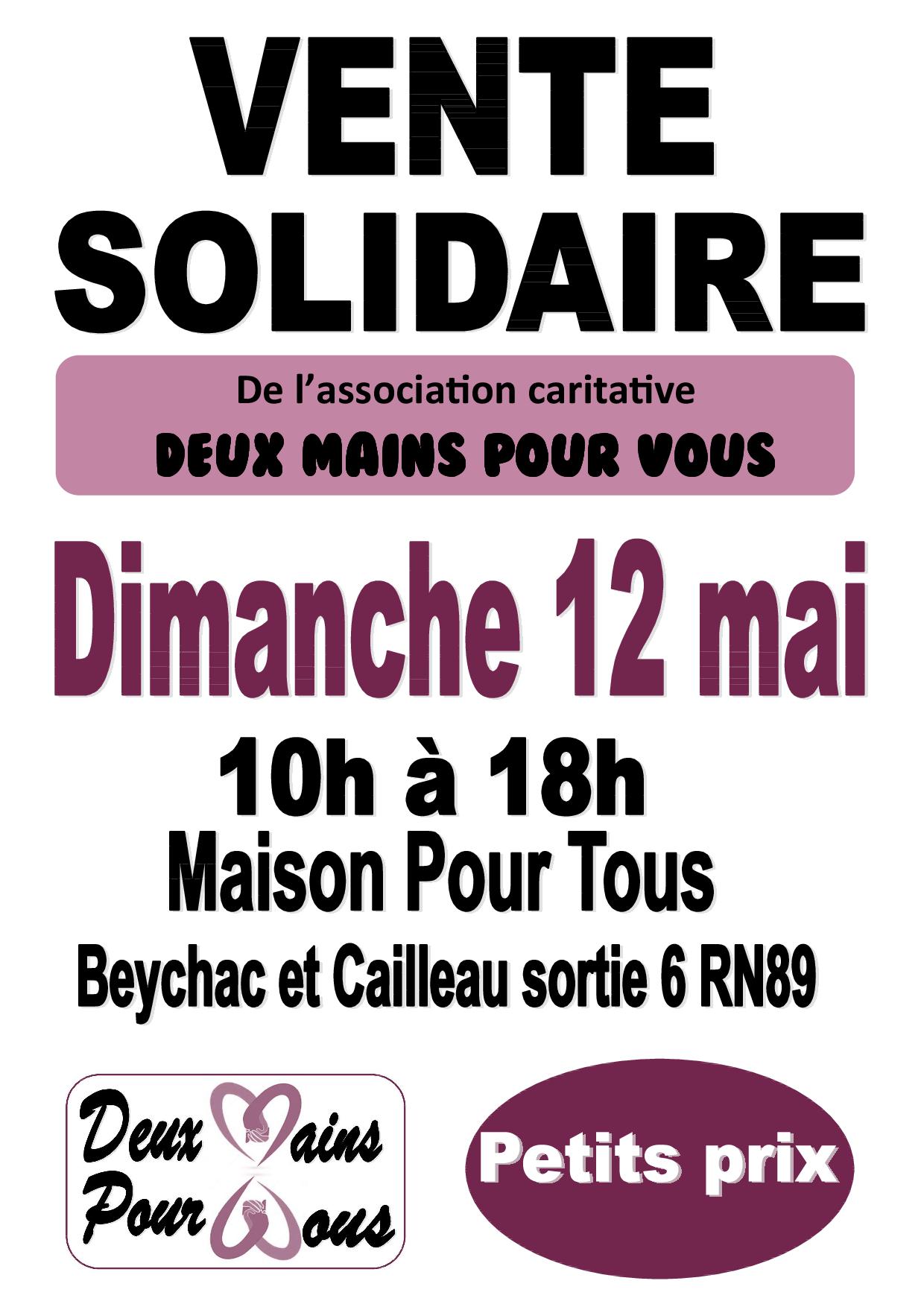 Vente solidaire