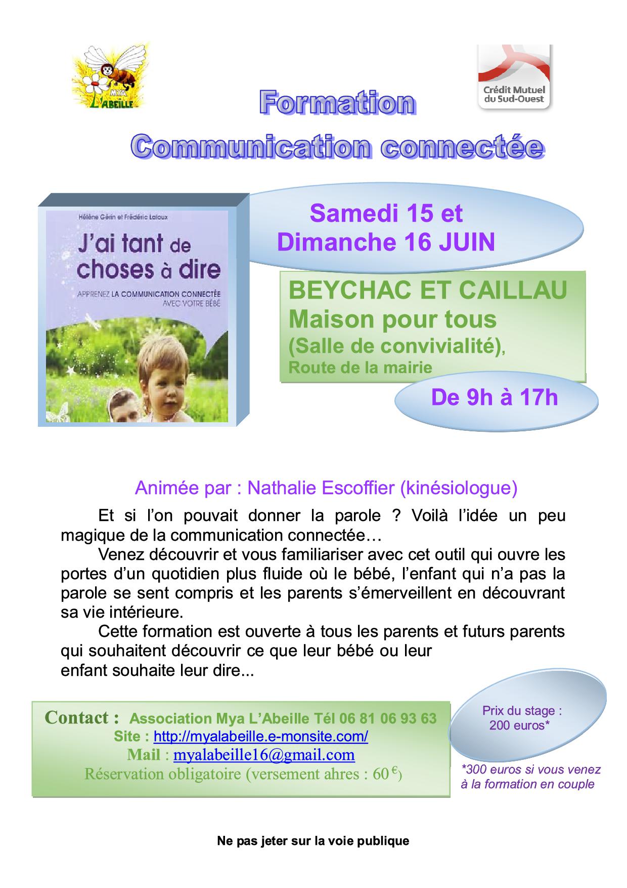 Stage communication connectée