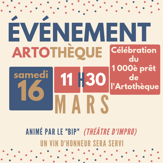 ÉVÉNEMENT ARTOTHÈQUE