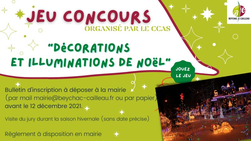 2021.12 CCAS Jeu concours Décorations et illuminations de Noël