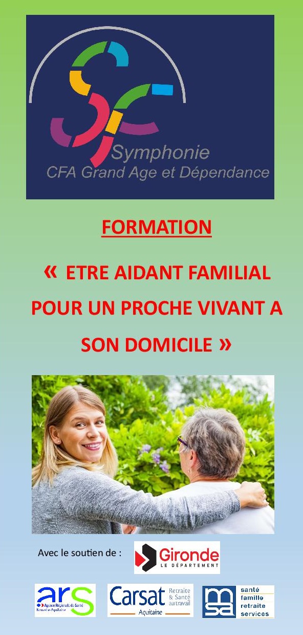 Formation gratuite Aidants familiaux