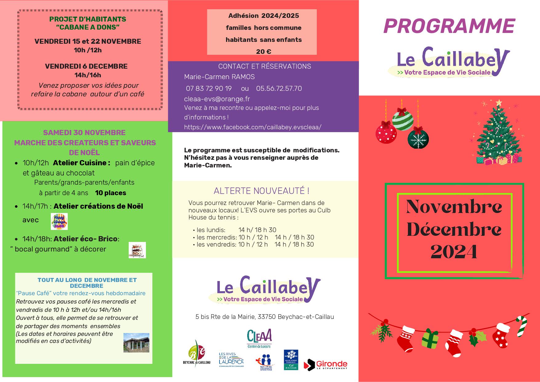 Programme Espace de Vie Sociale