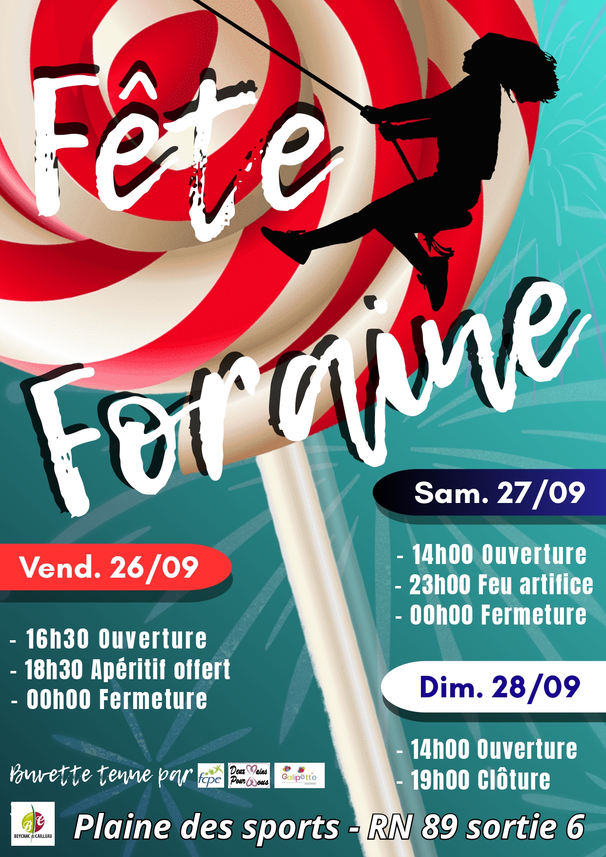 2025.09.26-27-28 Fête foraine affiche A4