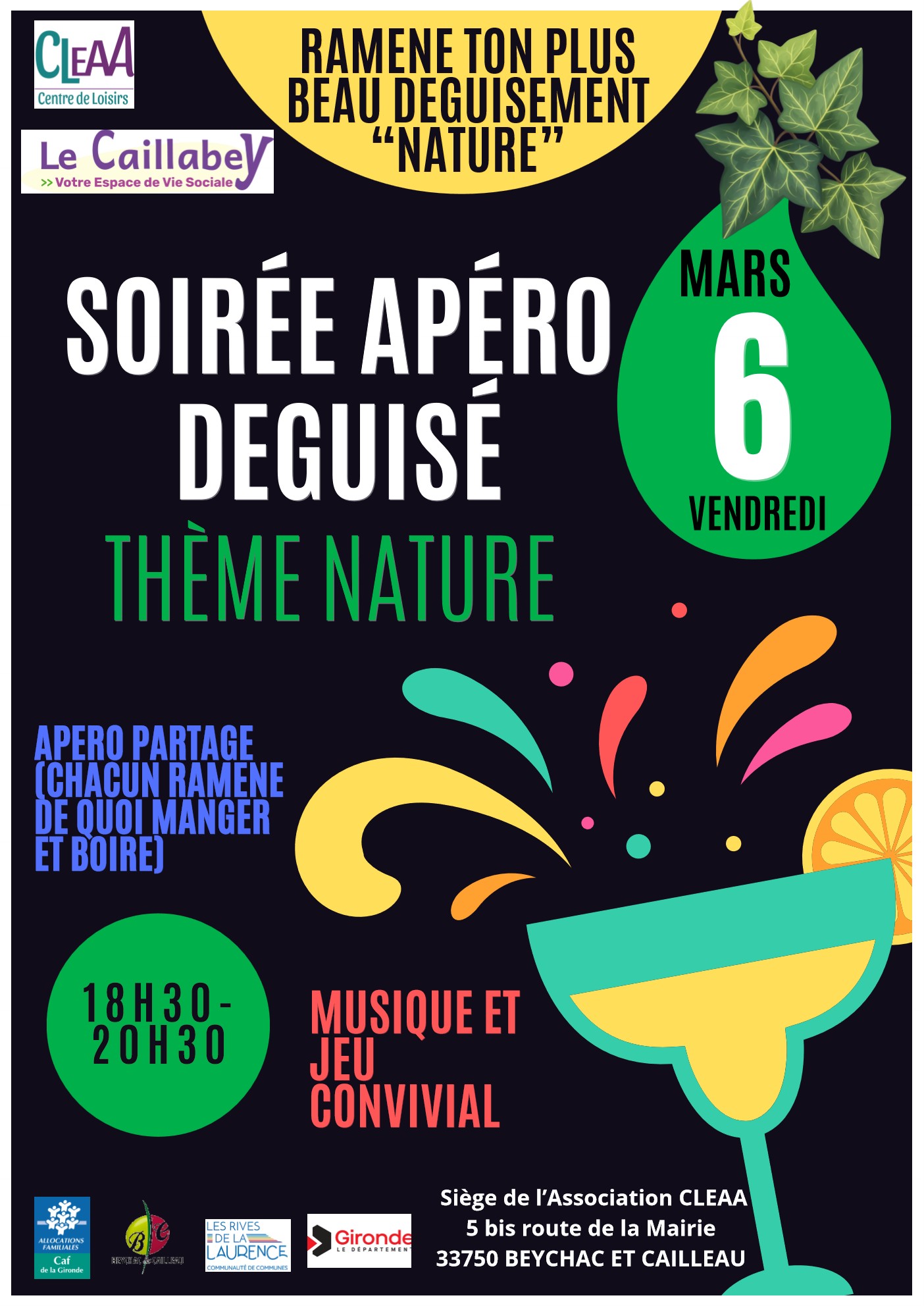 2026.03.06 CLEAA EVS Soirée apéro déguisé - Vendredi 6 Mars 26_1